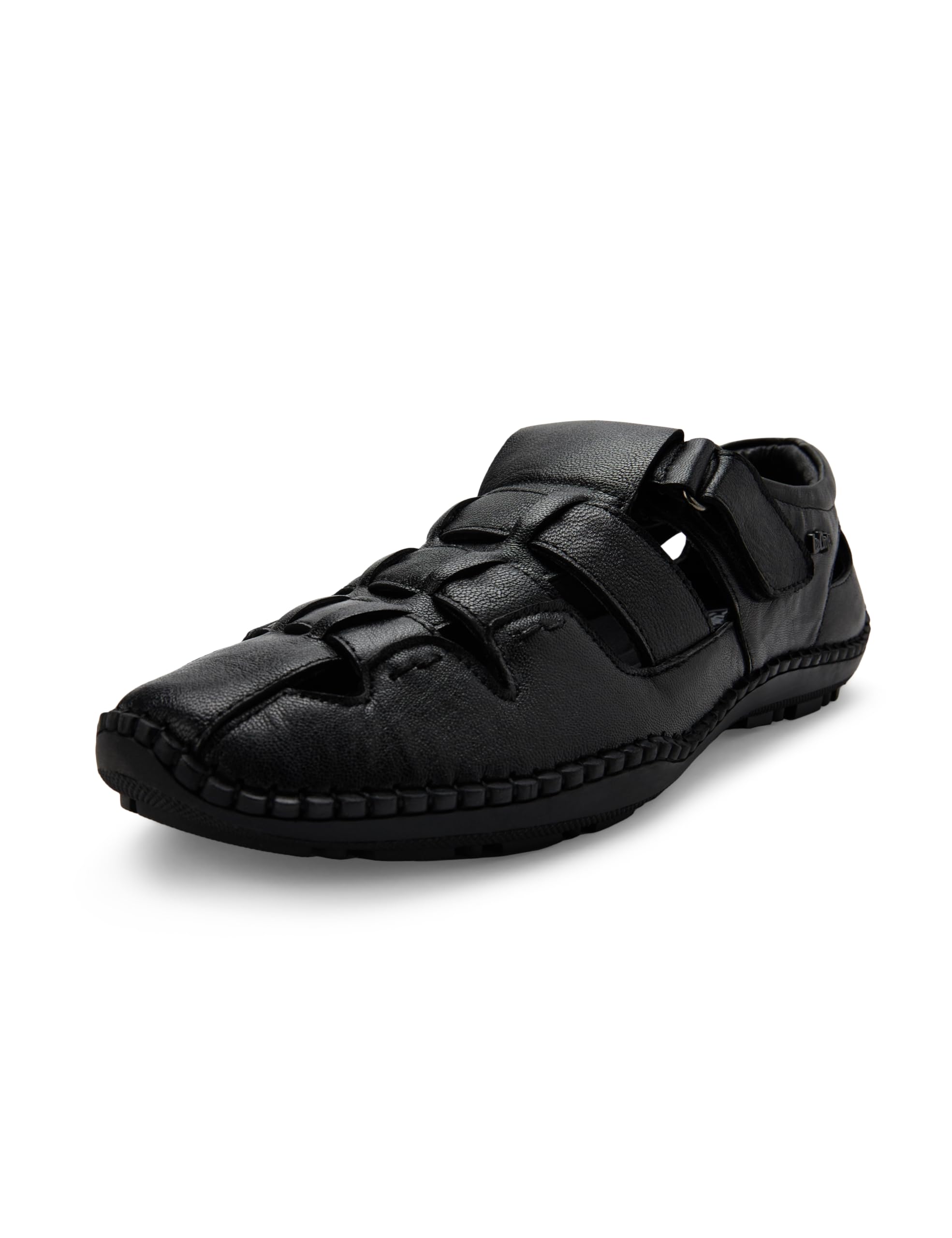 lee cooper LC9274C Men's Fisherman Leather Sandal | Sandal for Office & Everyday Comfort | Cushioned Grip Insole | Lightweight & Stylish Sandal for Travel and Outdoor-picture-37