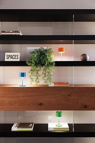 Miniatura 2 de Zafferano, Olivia Mini lámpara, portátil y recargable con controles táctiles, adecuada para interiores y exteriores, atenuador, 2200-3000 K, altura