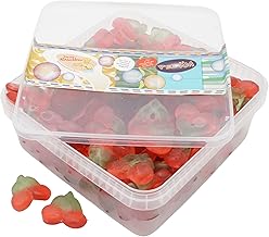 Deine Naschbox | Sugar-Free Fruit Gum Cherries | 1 kg Naschbox | XL Bulk Pack for Party, Candy Bar & as a Gift | Juicy Fruity & Sweet