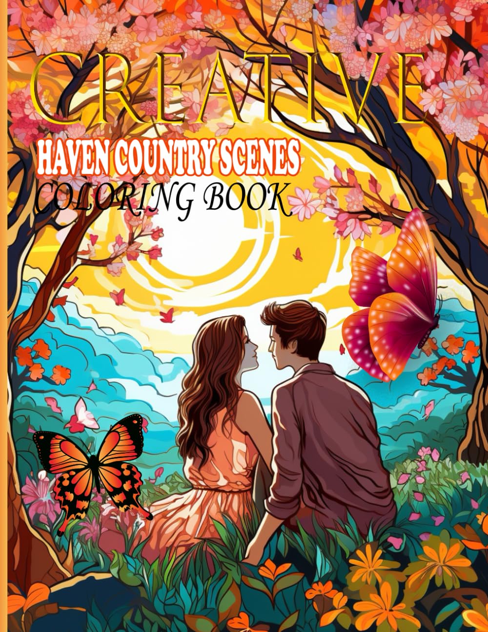 Creative Haven Country Scenes Coloring Book: A Creative Haven Coloring Book Featuring Charming Country Scenes , Creative Haven's Country Scenes Coloring Book for Peaceful Moments