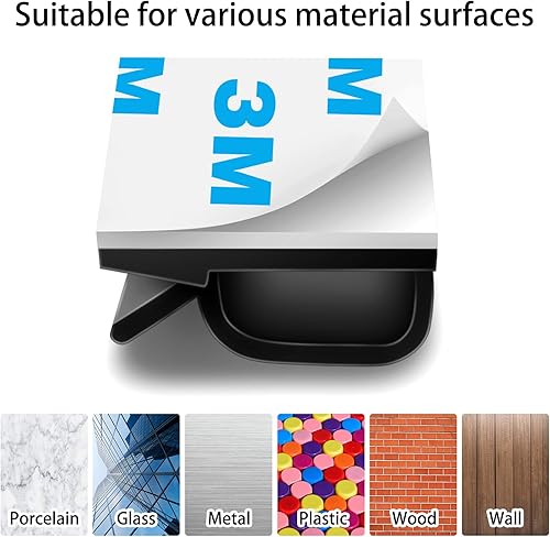 Miniatura 7 de 100 clips para cables, organizador de cables adhesivo, soporte para cables, organizador de cables, ganchos autoadhesivos para oficina, hogar