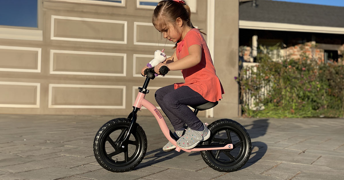 Bicicleta Sin Pedales De Equilibrio Para Niños De 2 A 5 Años – Sillín Y Manillar Ajustables, Marco De Acero, Hasta 25 Kg