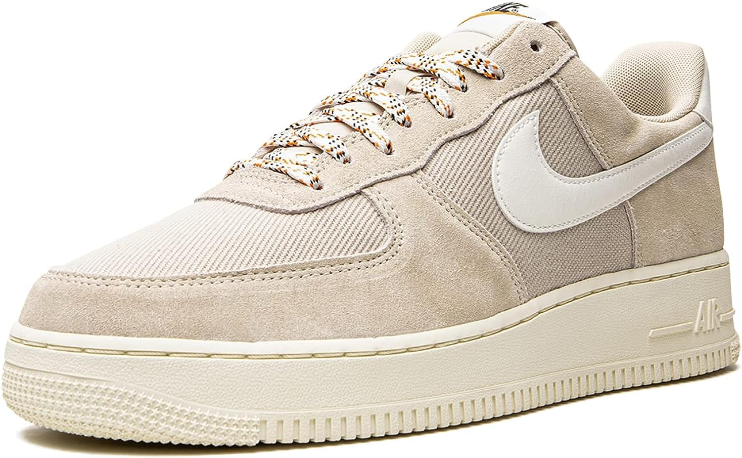 Nike Air Force 1 '07 LV8 - Tenis para hombre, Ratán, ratán, naranja alfa, vela, 44.5 EU