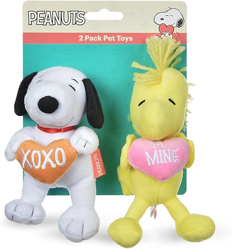 Miniatura 7 de Peanuts for Pets Juguetes de peluche con temática de amor para perros  Peanuts Snoopy  Woodstock Juguetes para perros  Juguete para perros Snoopy