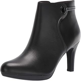 clarks black ankle boots sale