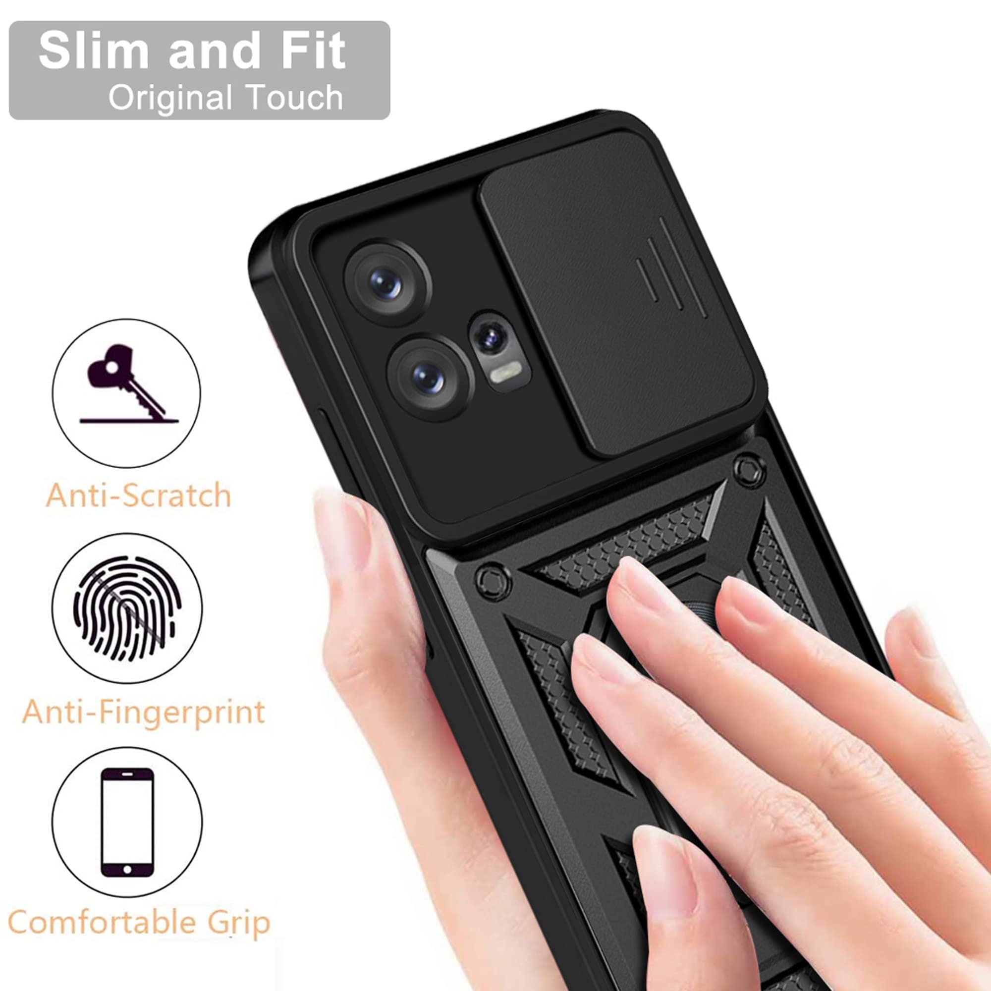 BORYA Silicone Coque Pour Motorola Moto G72, Soyeux Souple Toucher Très