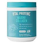 Vital Proteins Marine Collagen Peptides Powder Supplement for Skin Hair Nail Joint - Hydrolyzed Collagen - 12g per Serving - 14.5oz Canister