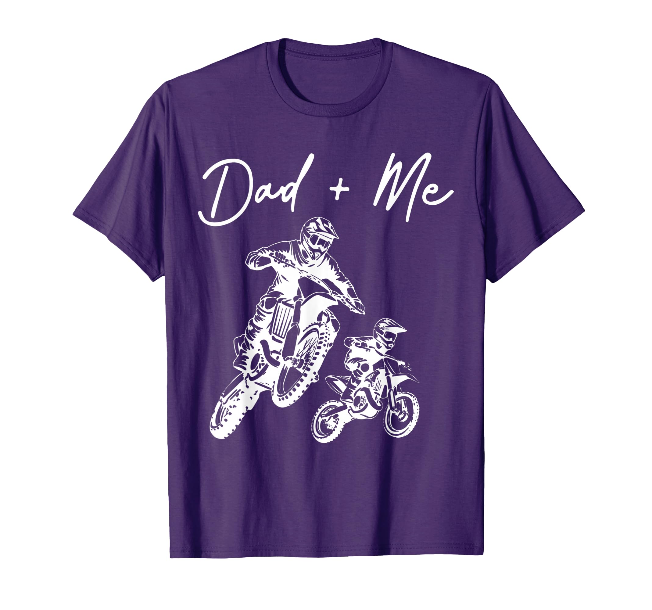 Daddy And Me Riding Father Motorcycle Friends son Daughter T-Shirt