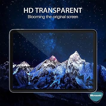 Microsonic Apple iPad Mini 7 (A2993-A2995) Temperli Cam Ekran Koruyucu [iPad Mini 7 ile Uyumlu Ekran Koruyucu - Şeffaf]