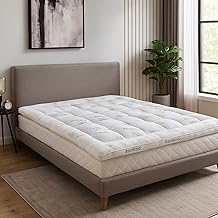 Bamboo Mattress Topper | Bamboo Polyester Fabric | 7 cm Comfort | Microfibre, Hypoallergenic (140 x 190 cm)