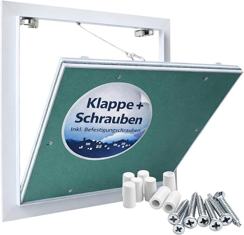 Revisionsklappe 30x30 cm für Trockenbau flächenbündig Push-to-Open