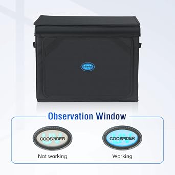 HYPOOL UV Resin Curing Box 3pcs 365nm UV Light 6W Bulb Foldable Large Cure Kit with Light for SLA, DLP, LCD DIY 3D Printer, Cure Photosensitive Resin, 36L/9.5 Gallon