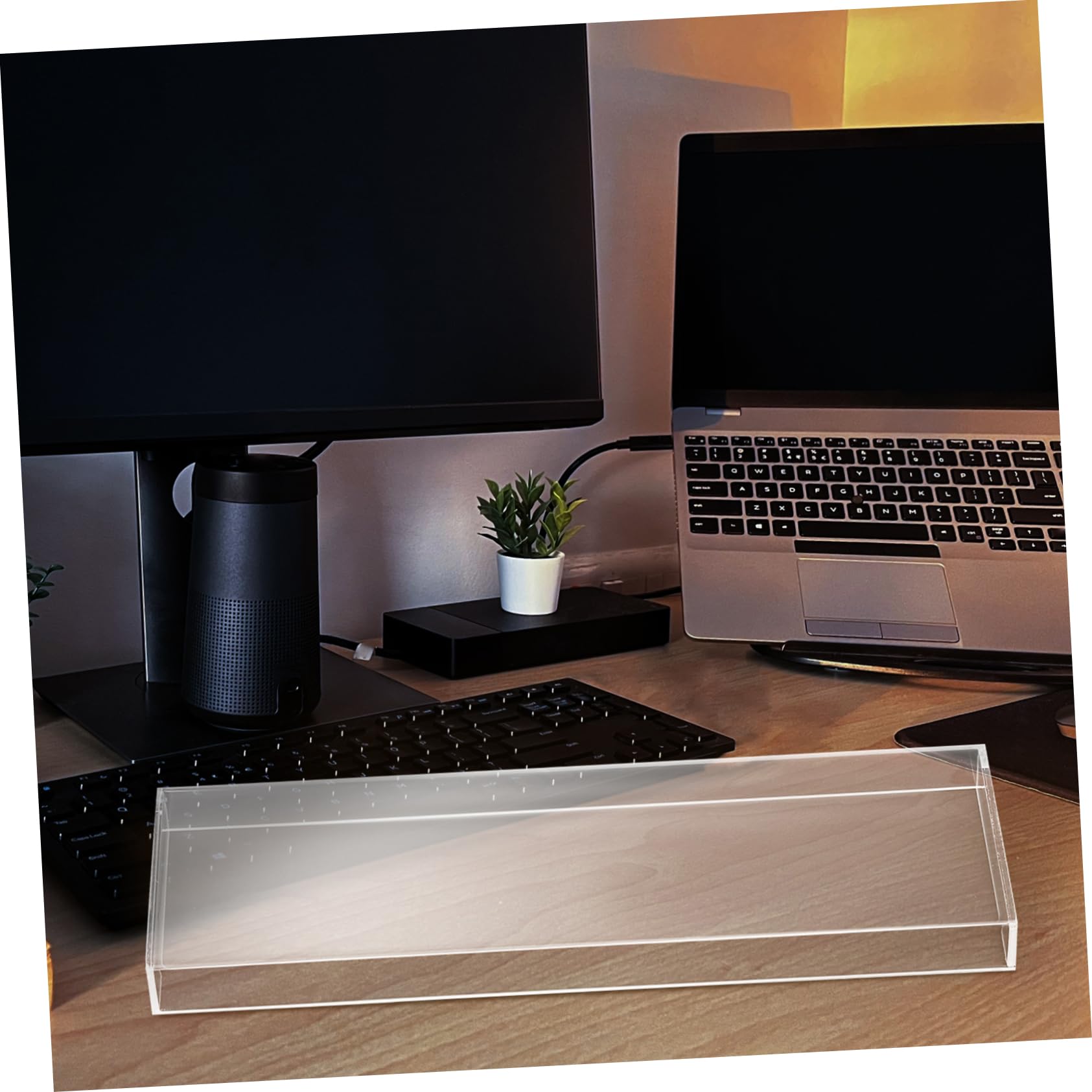 SOIMISS Copertura Antipolvere Per Tastiera Meccanica in Acrilico Trasparente Protezione Da Liquidi e Detriti Per Computer Desktop e Pc