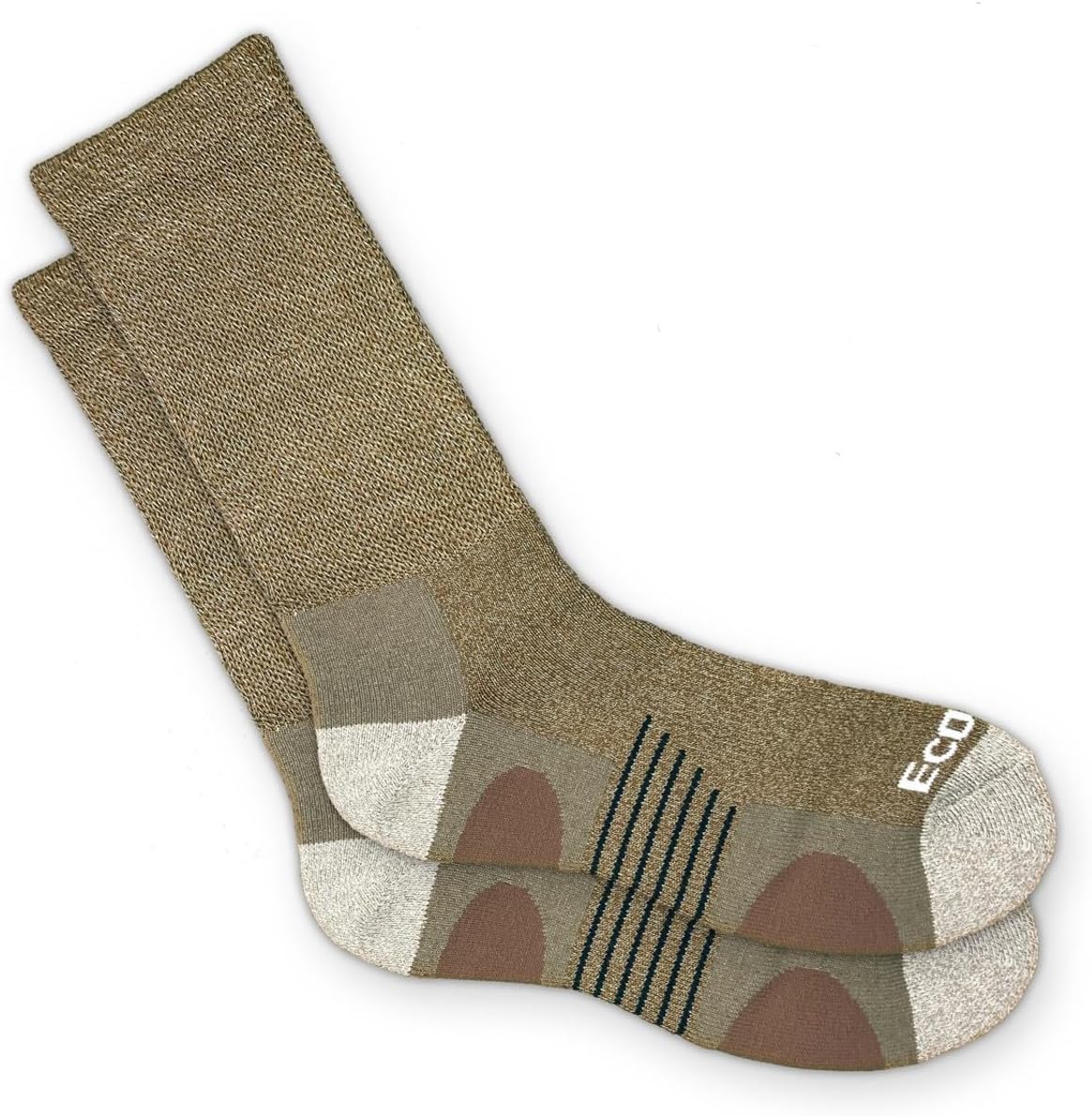 Ecosox Diabetic 3 Pack Non-Binding Hiking Crew Socks