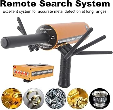 Metal Pinpointer AKS Metal Detector Metal Pinpointer 30m Depth 1200m Range 6 Antenna Accurate Finding Gold Detector Gold Locator(