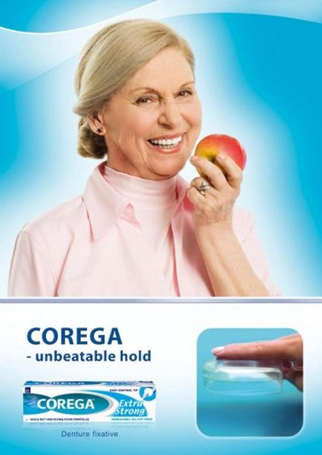 Corega Extra Strong 40 g denture adhesive cream Amazon.co.uk