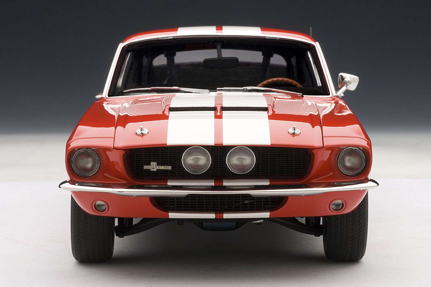1967 Shelby Mustang Gt500 Red With White Stripes 1 18 | Desertcart