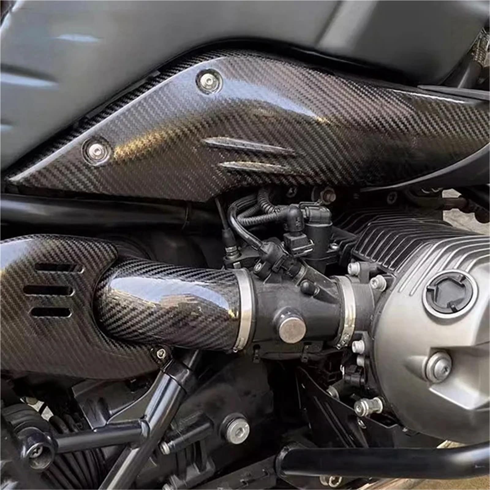 Pasuje do BMW RNINET R9T Pure Urban R NINE T Scrambler Włókno węglowe Osłony wlotu powietrza do motocykla