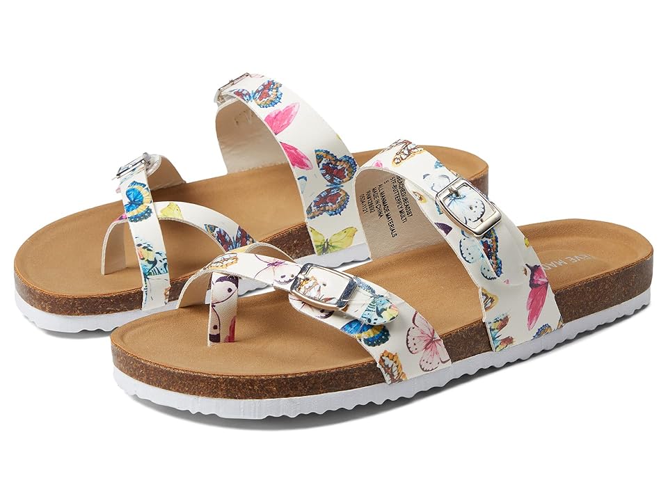 Steve Madden Kids Jbeached (Little Kid/Big Kid) (Butterfly Multi) Girls Shoes INTERNATIONAL SHIPPING