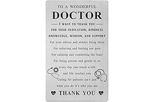 Personalized Doctor Appreciation Card - A Memorable Gift for All Occasions