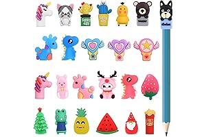 ELECLAND Pencil Toppers for Kids Animal Dinosaur Pen Toppers