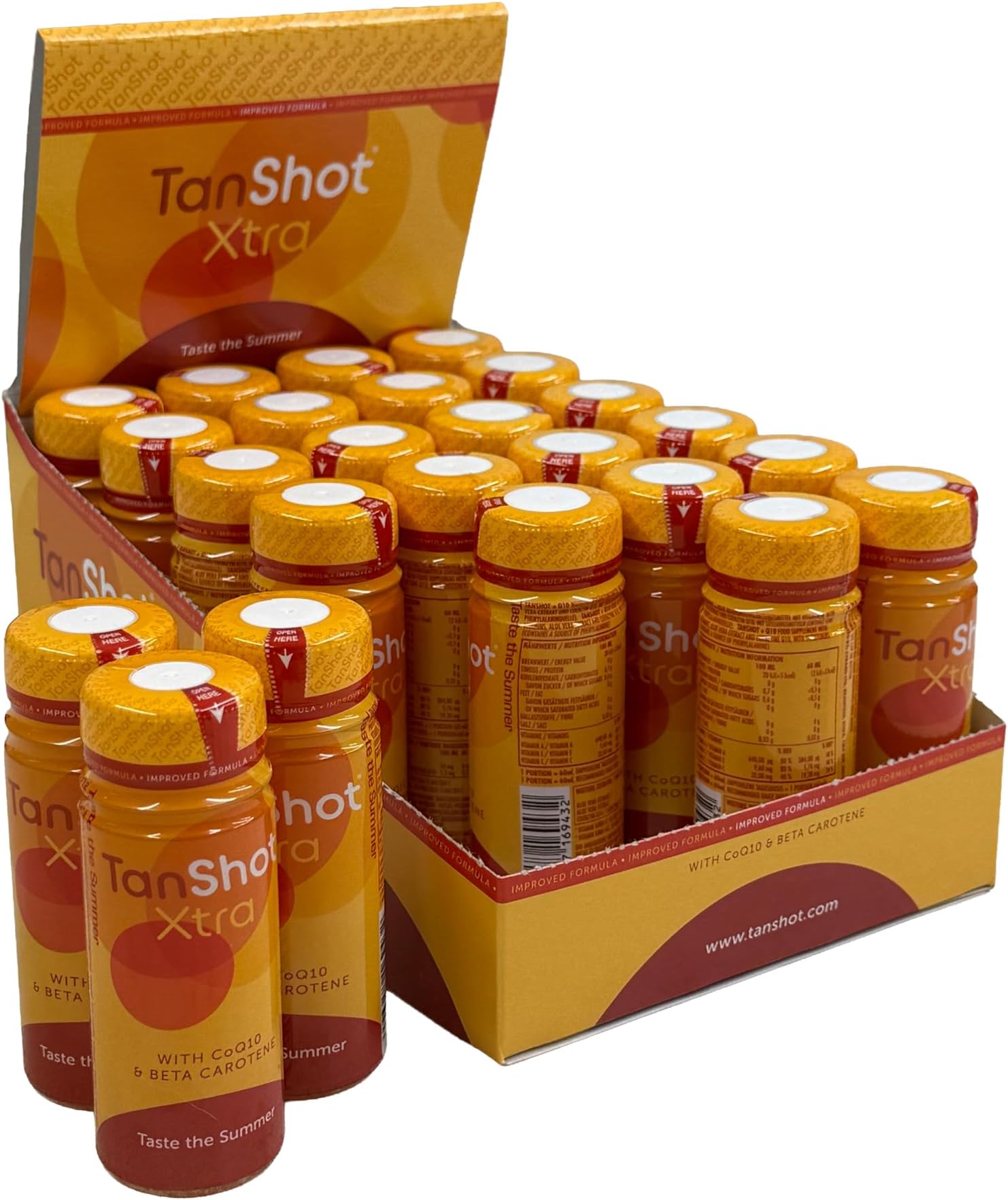 Tanning & Beauty drink, Liquid (24 bottles + display box)