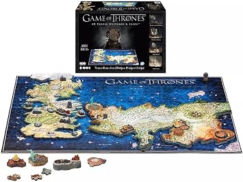 Game of Thrones 4D Puzzle of Westeros & Essos 891-Pieces