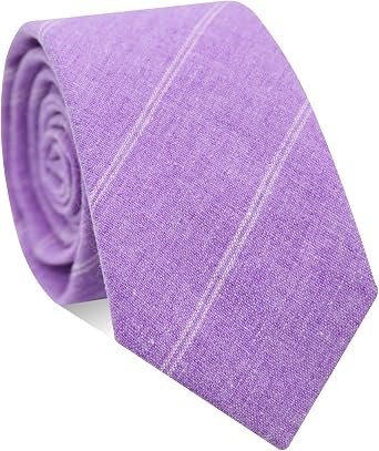 Ties for Men, Cotton Mens Ties Skinny Solid Color Necktie Sage Green Tie for Wedding Business