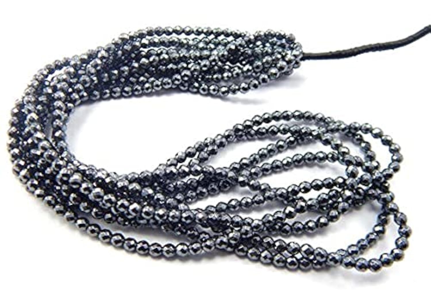 Perles hématite naturelle 4mm pour créer vos bracelets bien-être