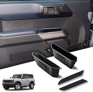 1797 2PCS Front Door Handle Storage Box fit for 2021-2026 Ford Bronco