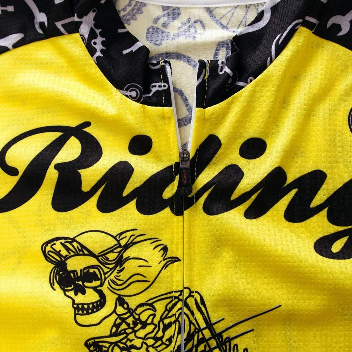 Men's Cycling Jerseys Tops Biking Shirts Short Sleeve Full Zipper Bike Clothing - Image 4