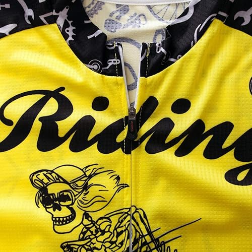 Miniatura 5 de Camisetas de ciclismo para hombre, camisetas de ciclismo, manga corta, cremallera completa, ropa de bicicleta