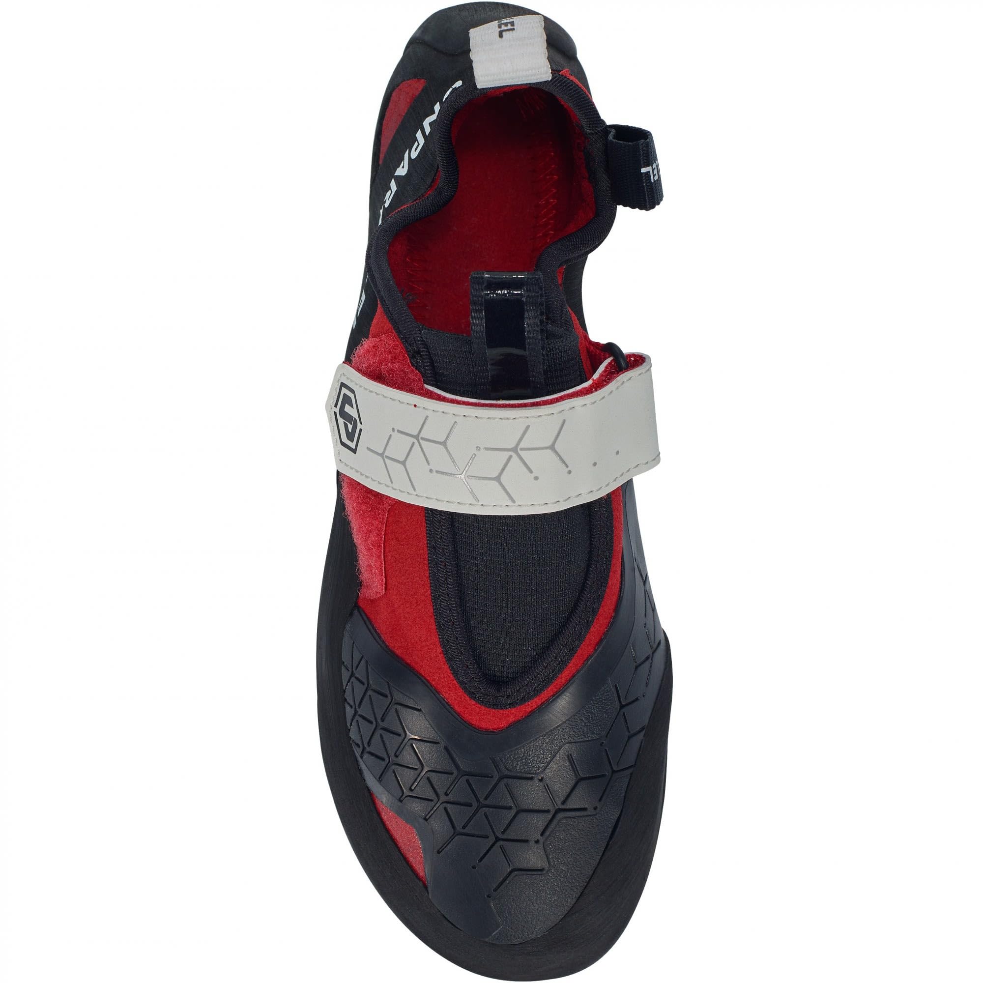 Unparallel Flagship Rot - Präziser technischer High-End Kletterschuh Größe EU Farbe Red Point White Chalk