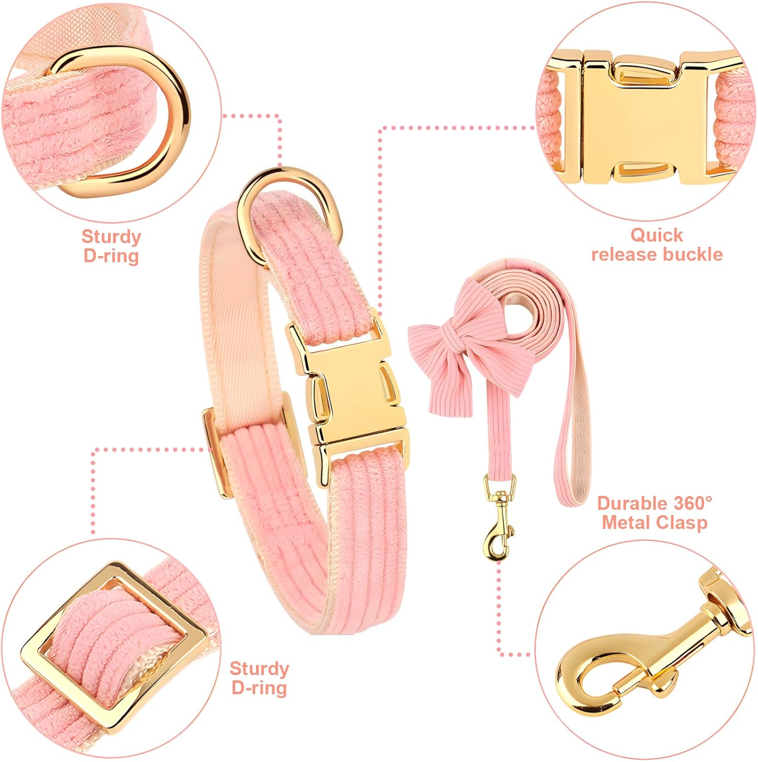 Stylish and Comfy: The Perfect Dog Collar and Leash Set Review