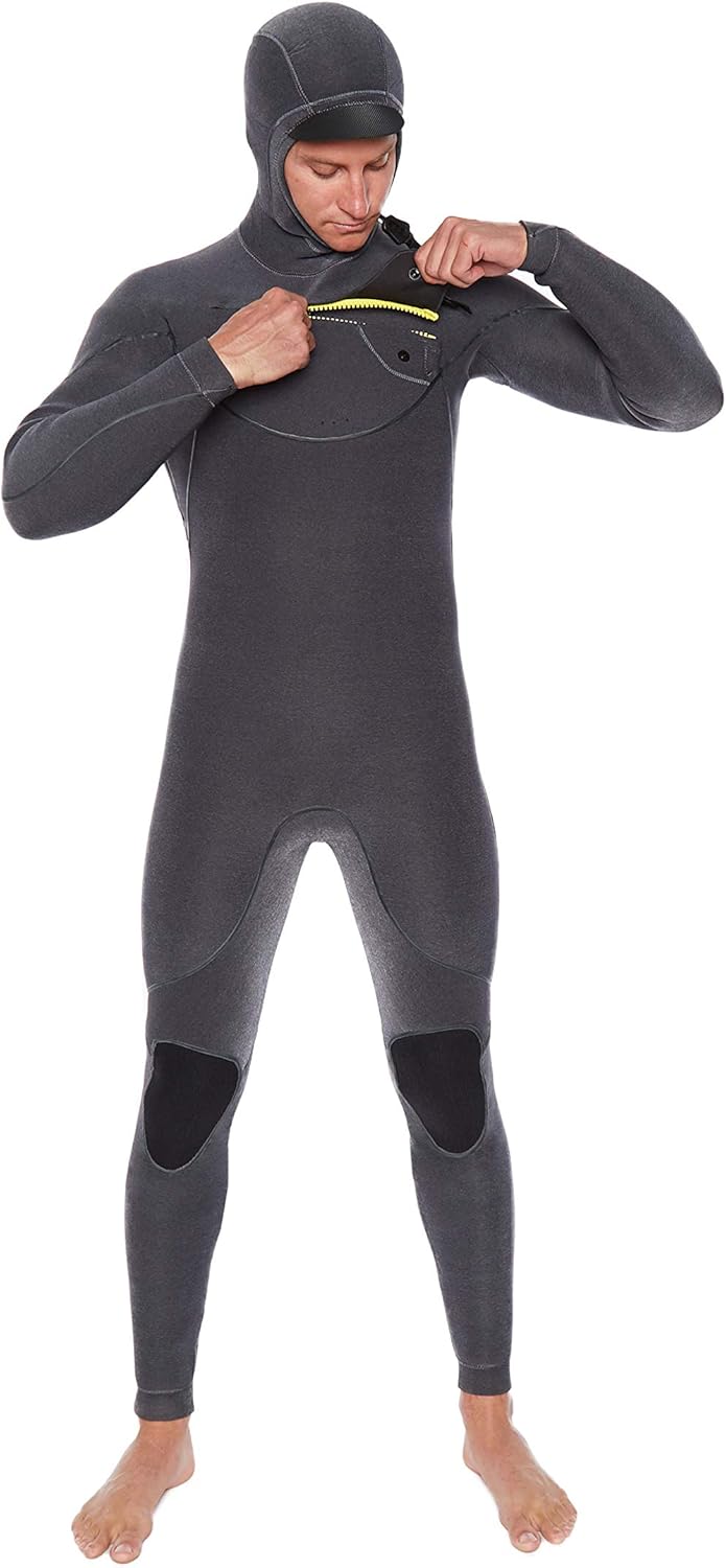 Red Cell Slant Zip Hooded Fullsuit 6/5/4MM