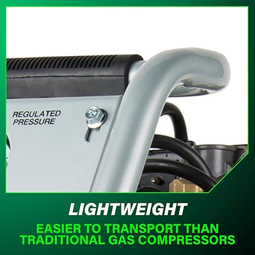 Miniatura 9 de Metabo HPT Compresor de aire silencioso, compresor de aire portátil sin aceite de 1 galón, funcionamiento ultrasilencioso a 59 dB, acoplador rápido