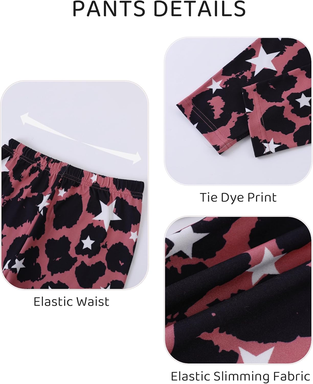 Girls Clothes Fashion Half Zip Sweatshirt Tie Dye Pants 2 Piece Girls Outfits Size 6-14Y Kids Activewear Set - Image 6