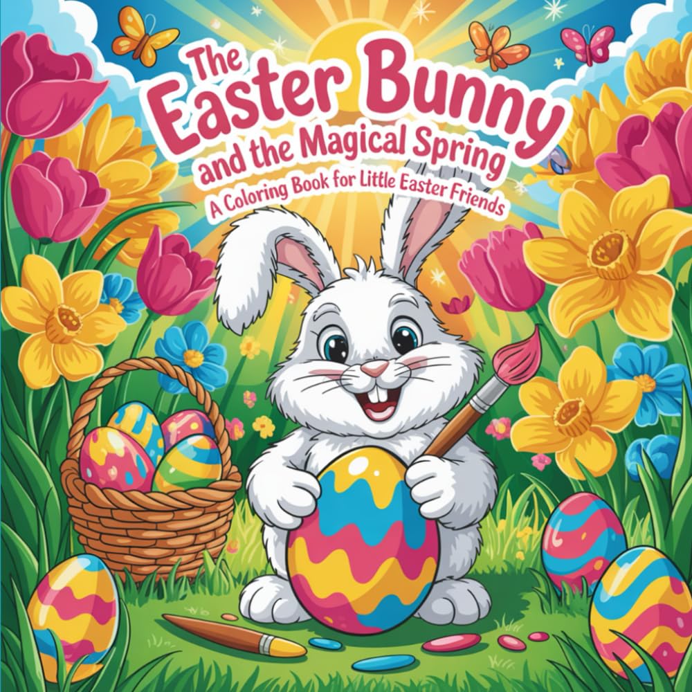 The Easter Bunny and the Magical Spring – A Coloring Book for Little Easter Friends