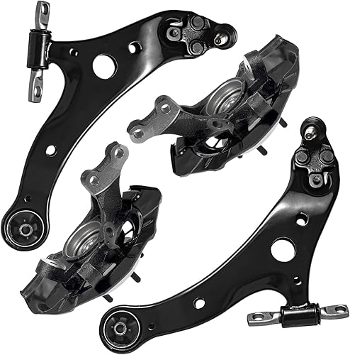 Miniatura 87 de Detroit Axle - Kit de brazos de control frontal RWD para Chrysler 300 Dodge Challenger Charger Magnum, 2 brazos de control superiores 2 rótulas