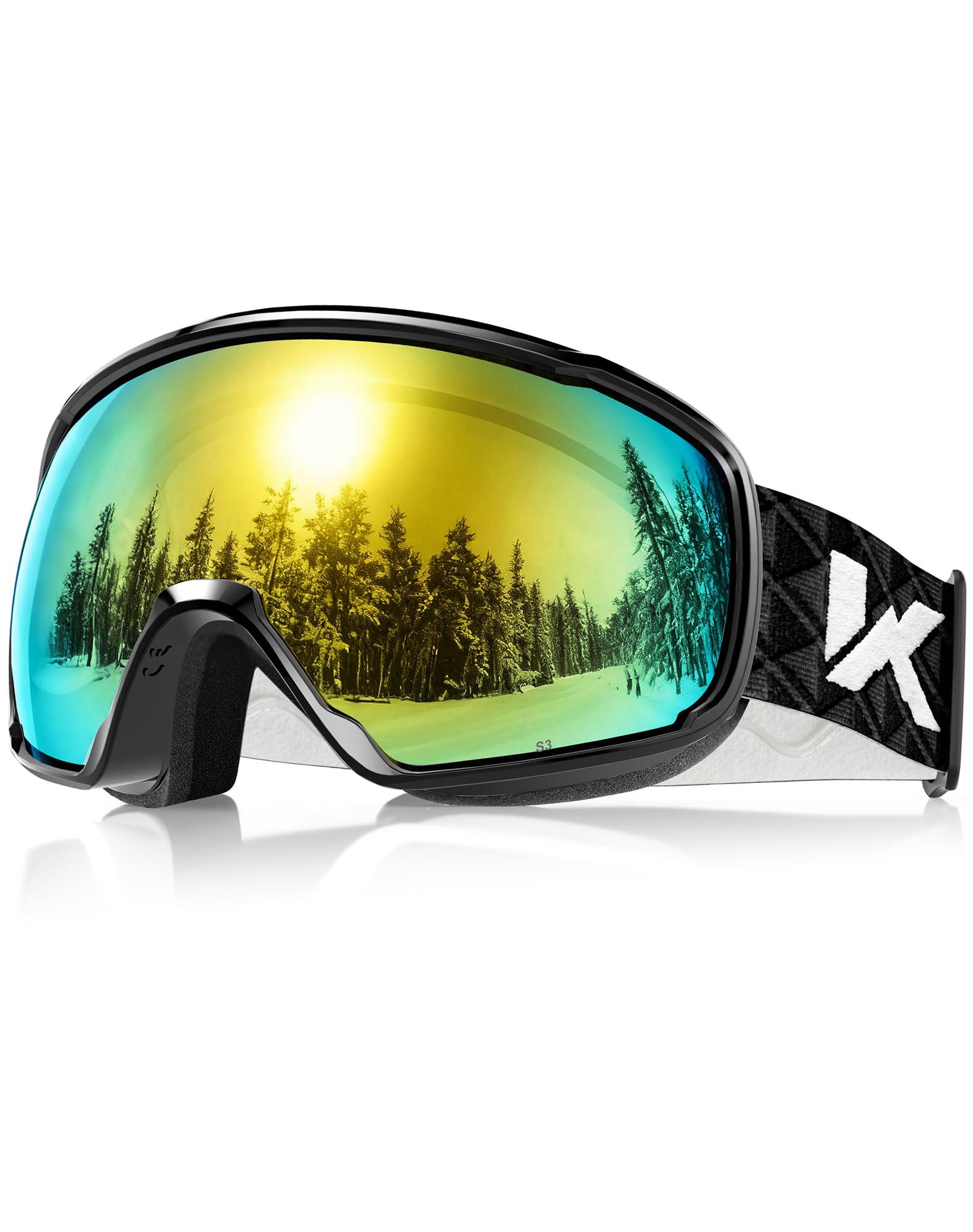Innerking Ski Goggles, Anti-Fog Snowboard Goggles for Men &amp; Women