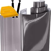 Vista 7 de VViViD® Air-Tint Vinilo Transparente Ahumado Negro Brillante para Faros Delanteros y Antiniebla Autoadhesivo (60 pulgadas x 48 pulgadas)