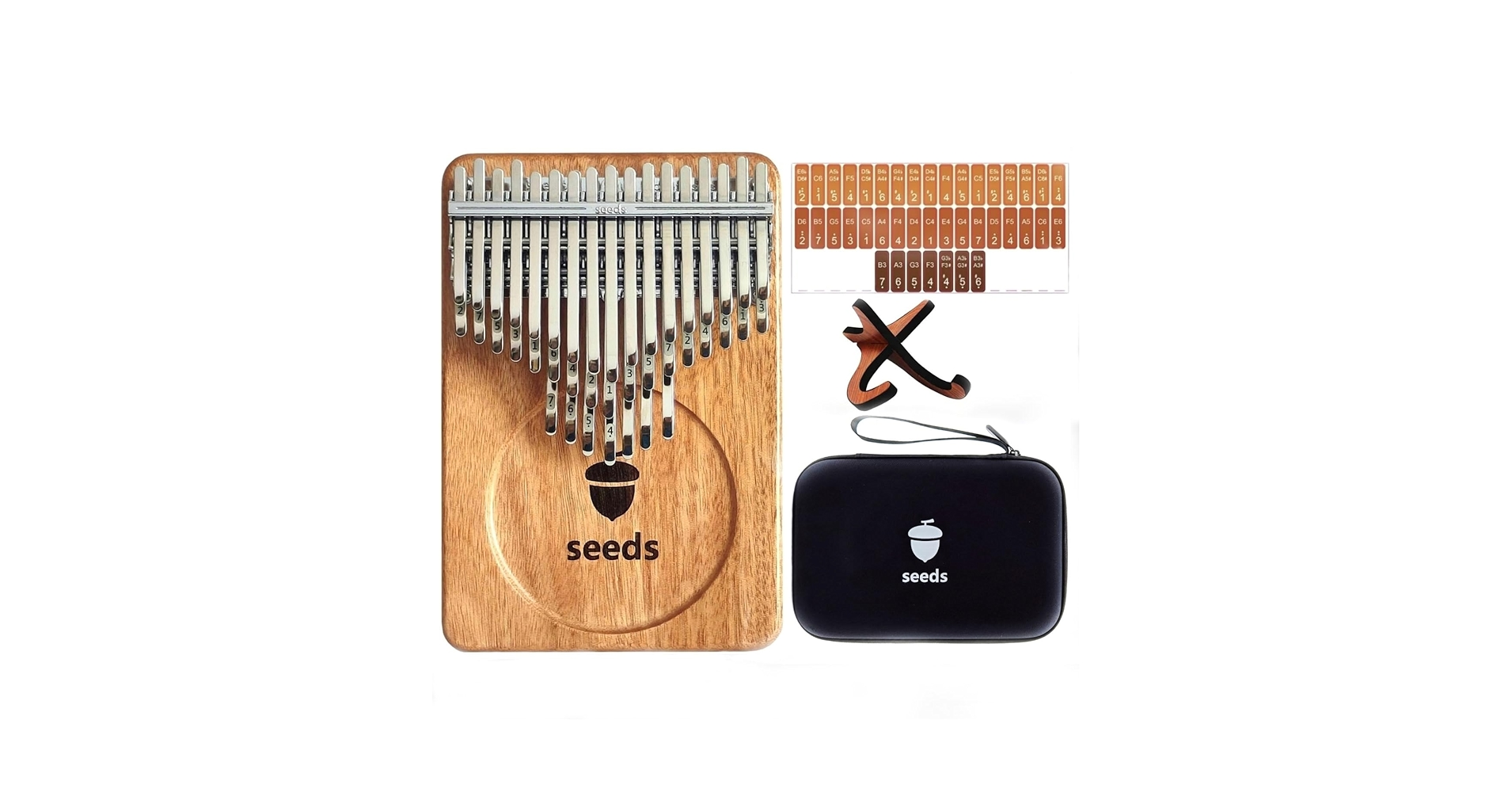 seeds 41Key カリンバ Amazon.com: Seeds Kalimba Thumb Piano 41 Keys Chromatic C