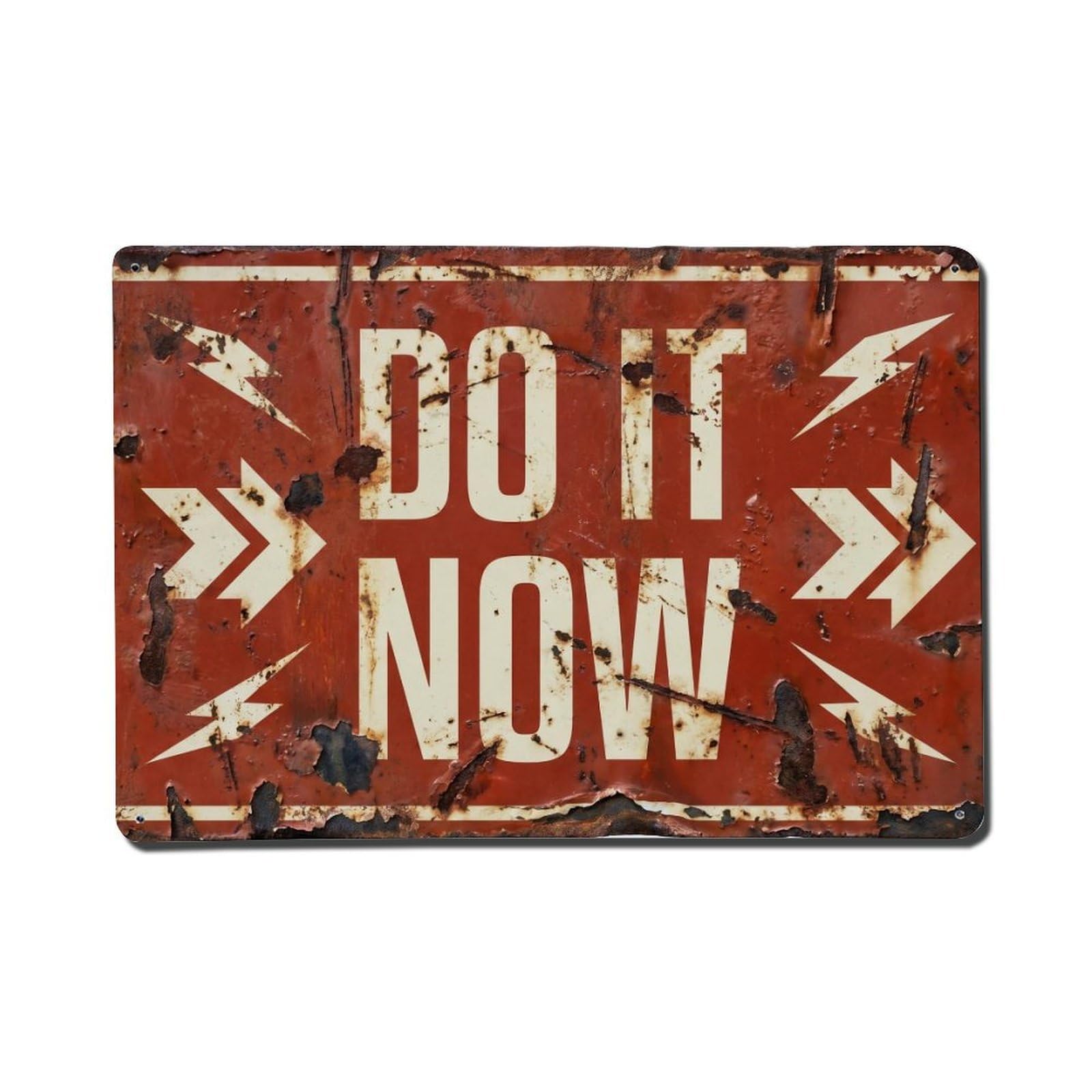 Cmhok Vintage Style Do It Now Motivation Retro Motivational Slogans 1 Metal Tin Sign Wall Decor For Cafe, Club, Garden Metal Poster 8X12inch