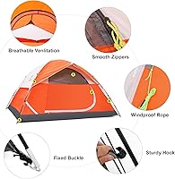 Vista 3 de CAMEL CROWN 46 Person Tent Waterproof Lightweight Portable Backpacking Tent for Outdoor Camping Hiking