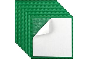 12 Pack Peel and Stick Baseplates: Unleash Your Lego Creativity on Any Surface!