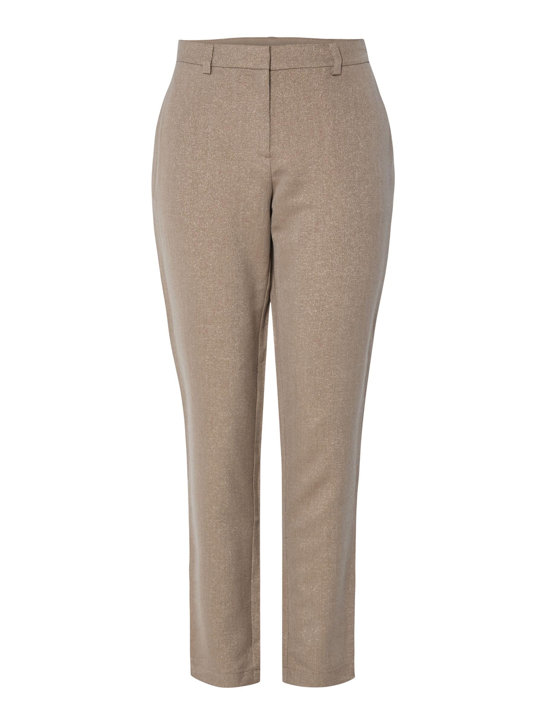 PIECES Pcbosella Mw Ankle Glitter Pant Noos, Fossil, M / 30L