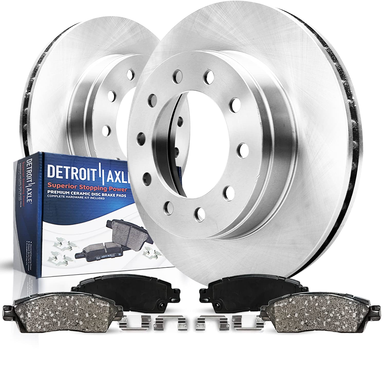 Detroit Axle - Front Brake Kit for 2005-2016 Ford F-450 F-550 Super Duty