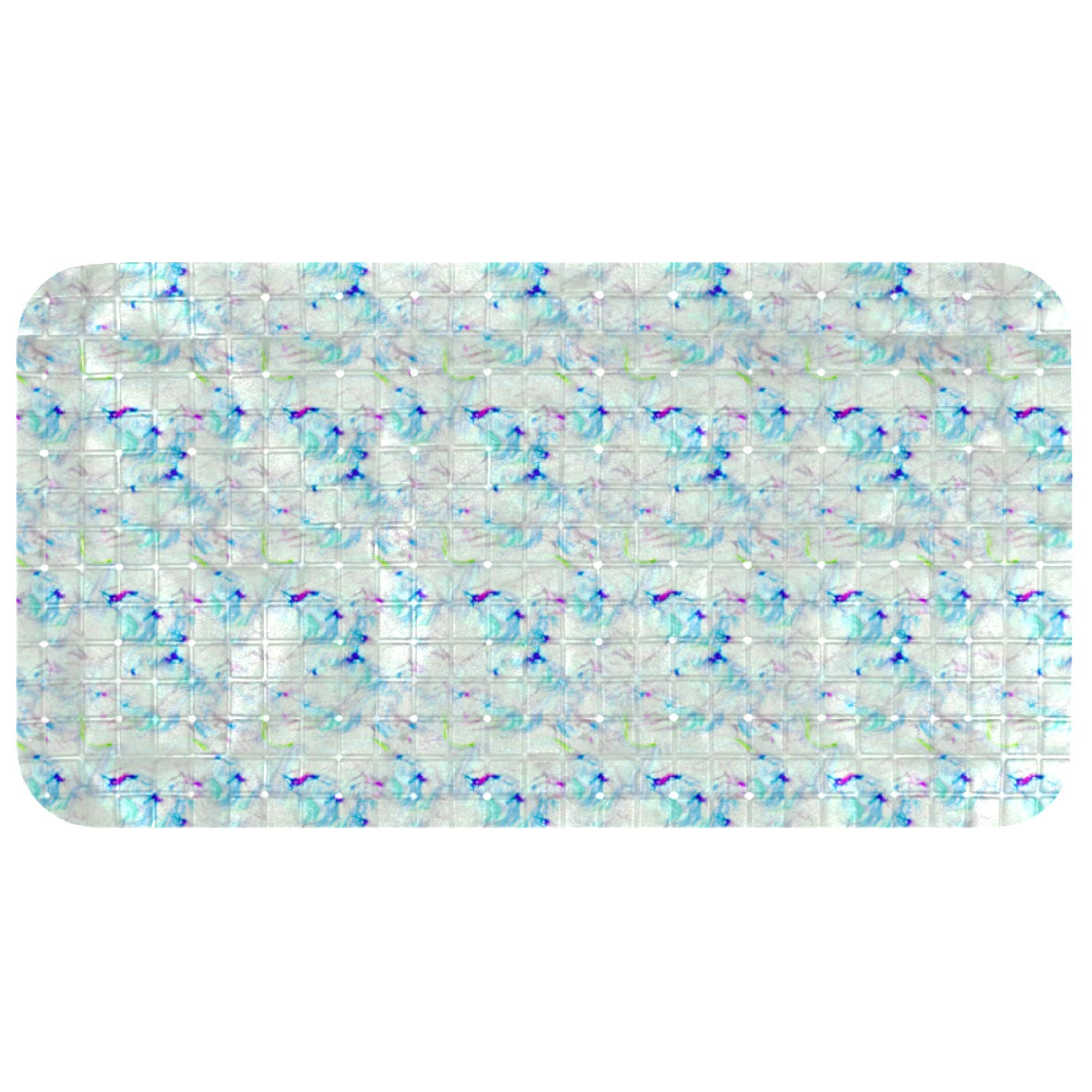 Tapis de bain pour enfant fini les glissades avec drainage rapide 37cm
