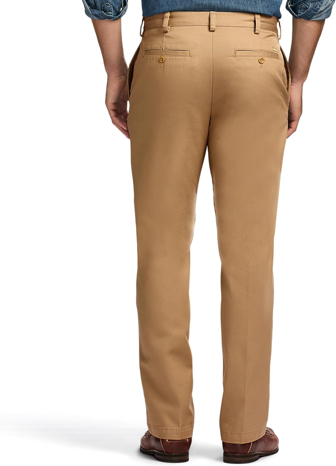 IZOD mens American Chino Flat Front Slim Fit Pant - Image 6