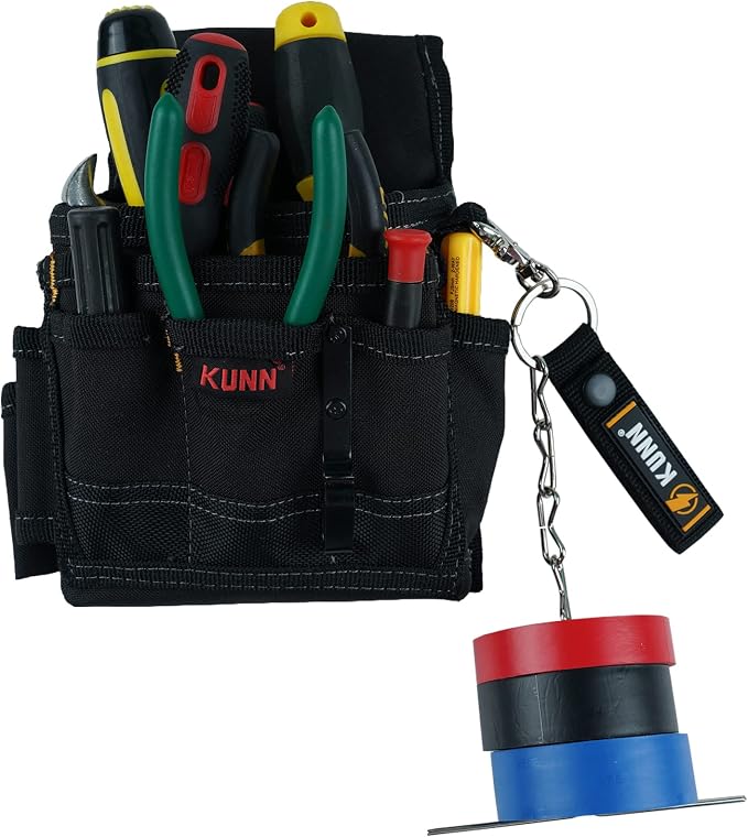 Soporte para cinta aislante KUNN compacto para cinturón miniatura 7